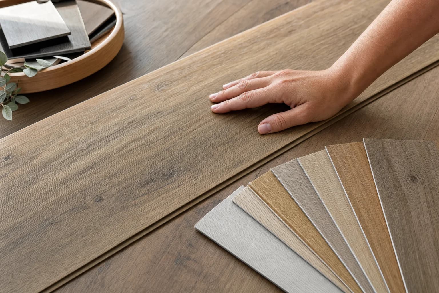 Vinyl plank flooring in a Brisbane home, laid through living and dining